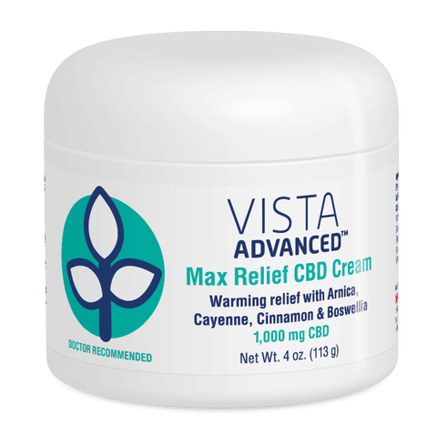 VISTA® Advanced Max Relief CBD Cream (4 oz)