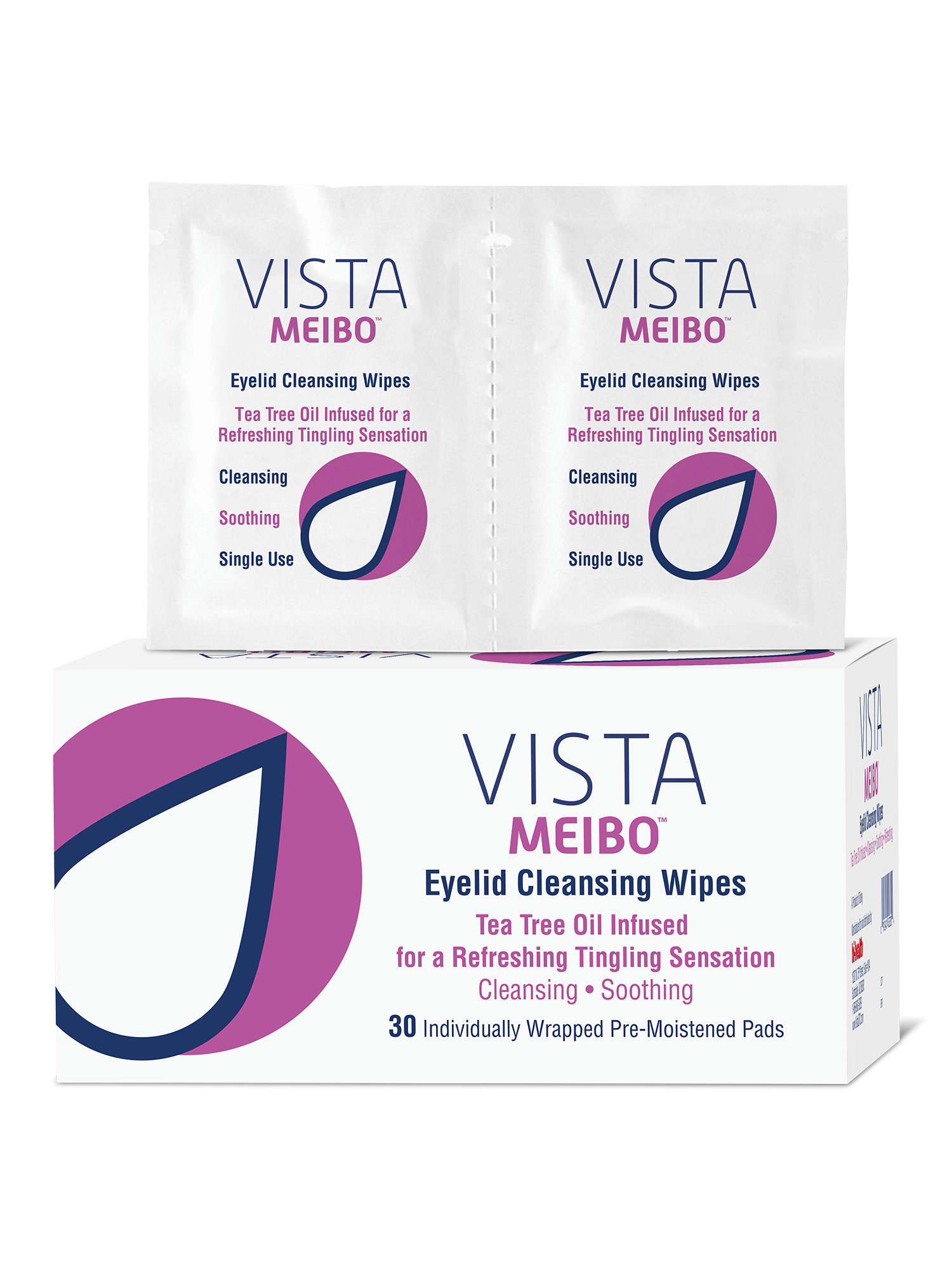 VISTA® Meibo Eyelid Cleansing Wipes (30 pack)